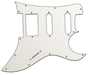 MKS pickguard shark  HSS RH soloist