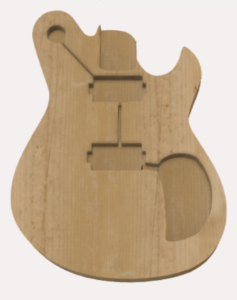 TLX guitar body