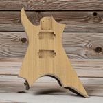 mks exp bat lh guitar body