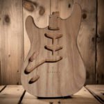 mks strt htl lh strat guitar body unfinished